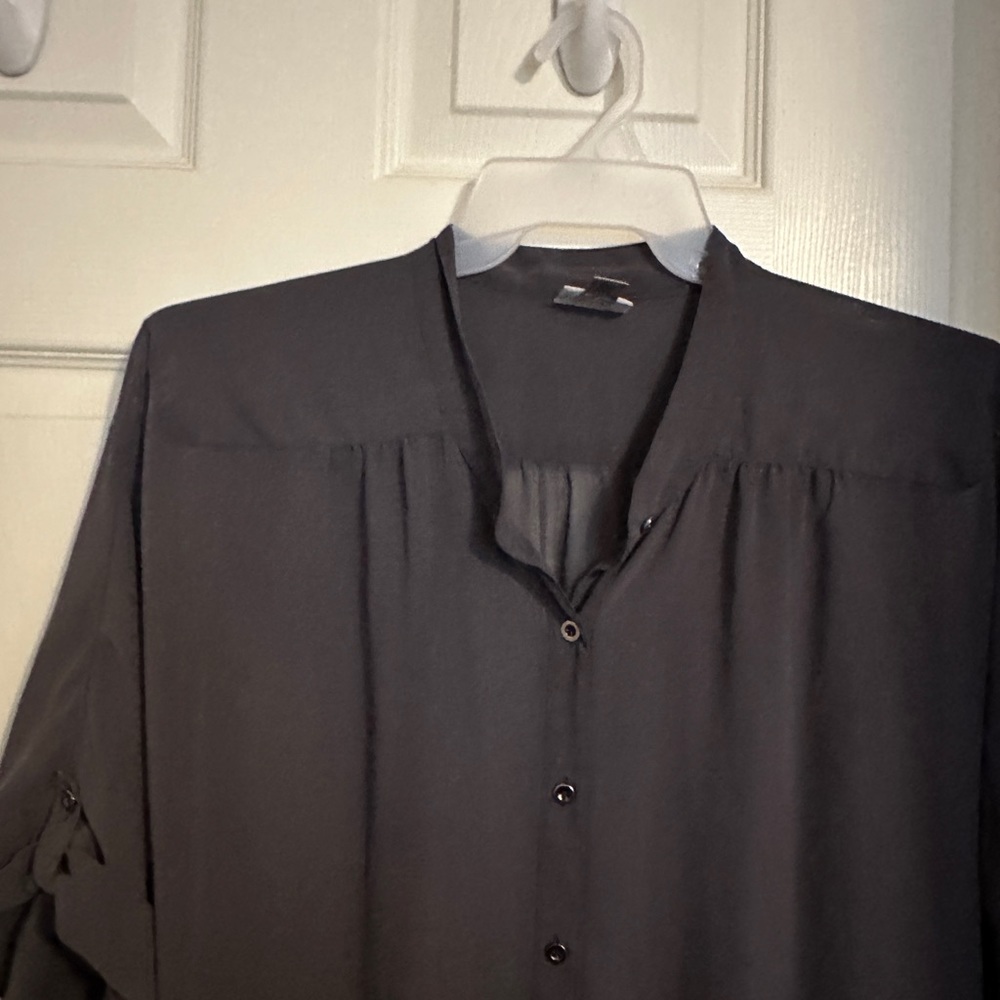 Sheer grey woman’s blouse
